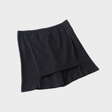 Jupe short sous robe noir pour femme