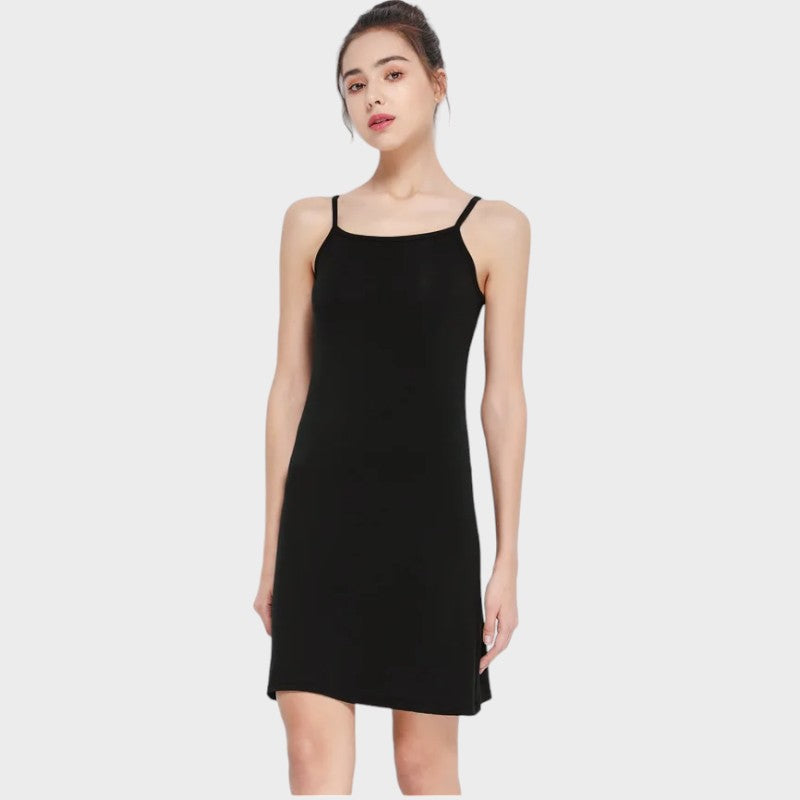 Fond de robe antistatique noir - M