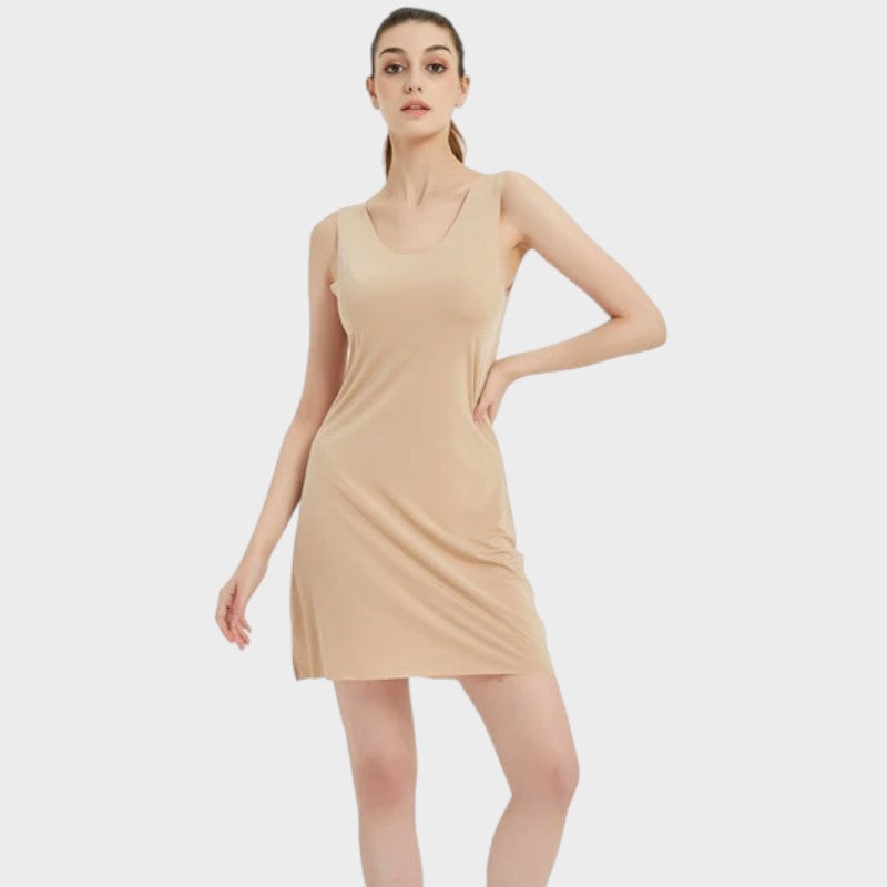 Fond de robe beige courte - S (80cm)