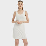 Fond de robe blanche courte - Blanc / S (80cm)
