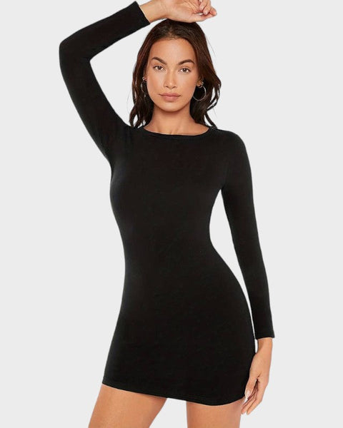 Fond de robe manche longue court