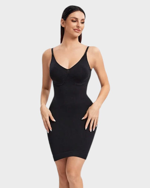 Fond de robe nylon vintage - Noir / S