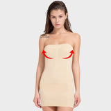 Fond de robe sans bretelle face