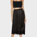 Jupon sous robe noir - Jupon sous robe face