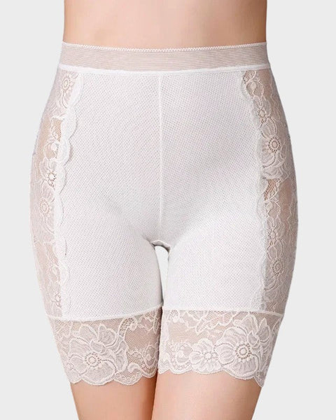 Short blanc sous robe - L