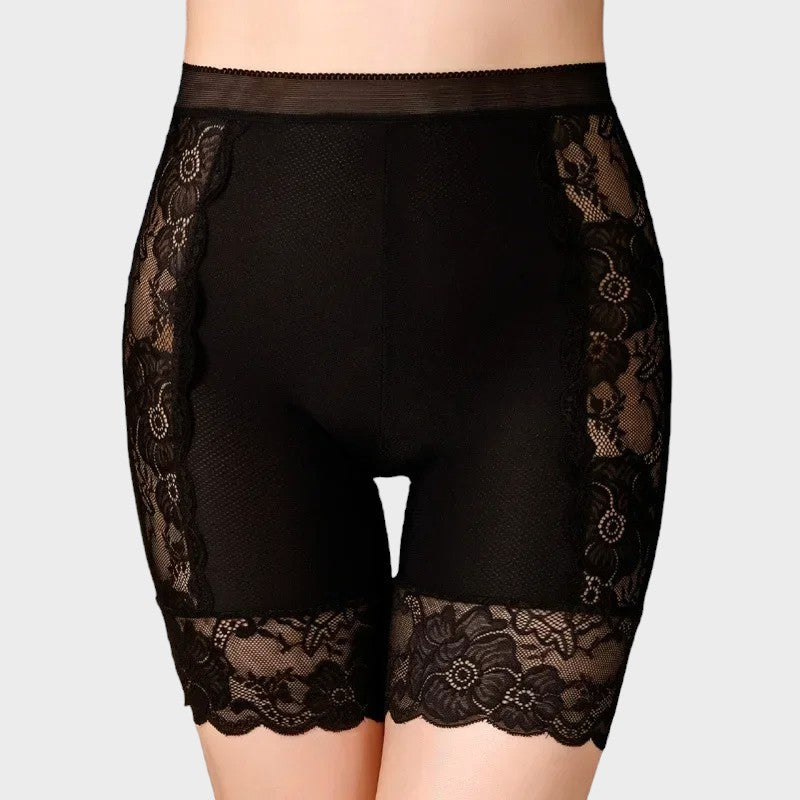 Short dentelle sous robe - Noir / L