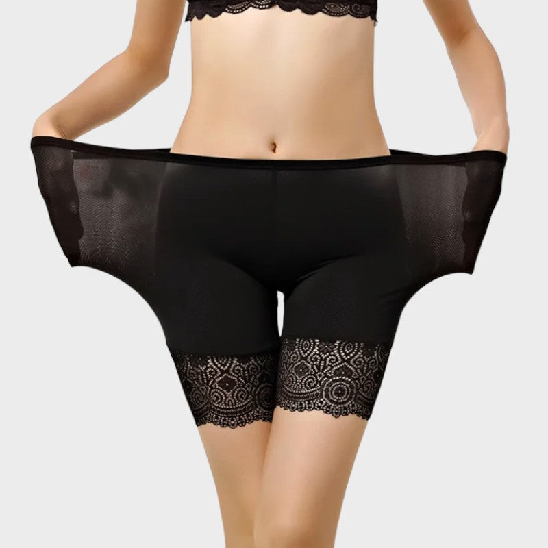 Short fin sous robe - Noir / Taille unique (60 95kg) extensible